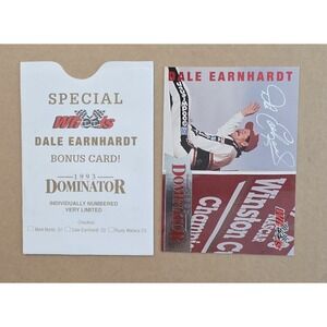 Dale Earnhardt 1994 Wheels High Gear 1993 Dominator Jumbo Card 2983/3000